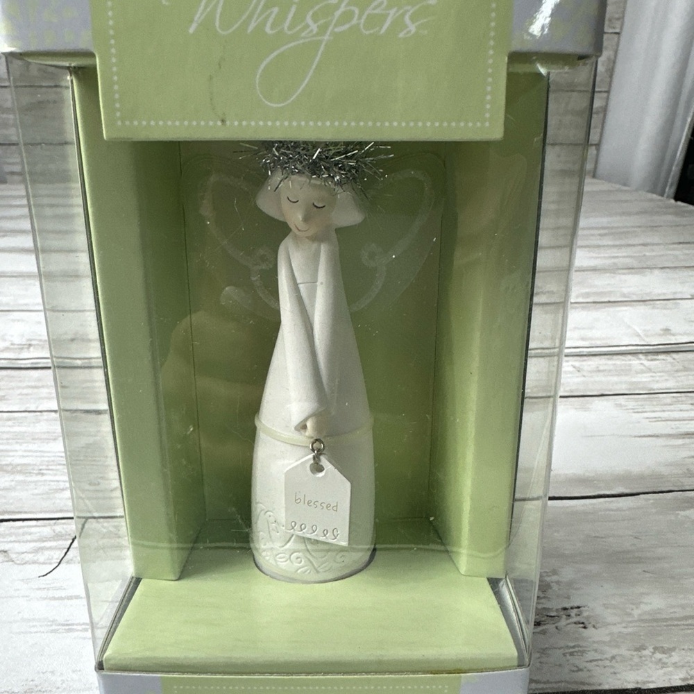 department 56 Angel Whisper Blessed Christmas Ornament NIB